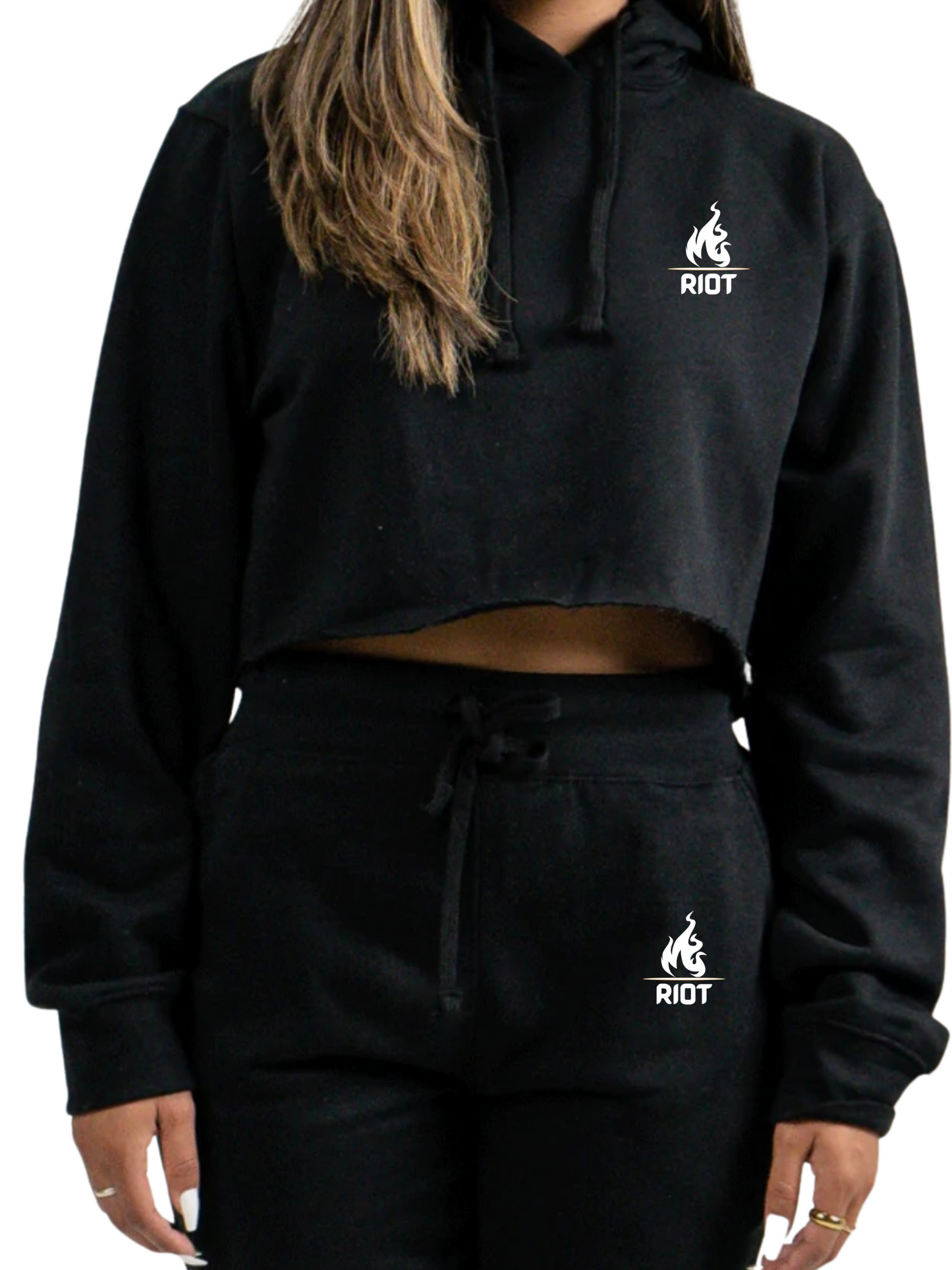 Riot Crop Top Hoodie