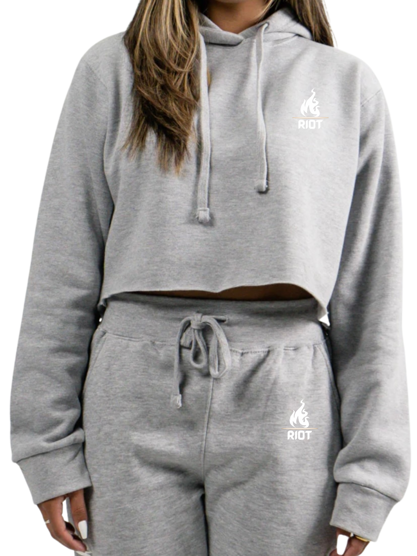 Riot Crop Top Hoodie